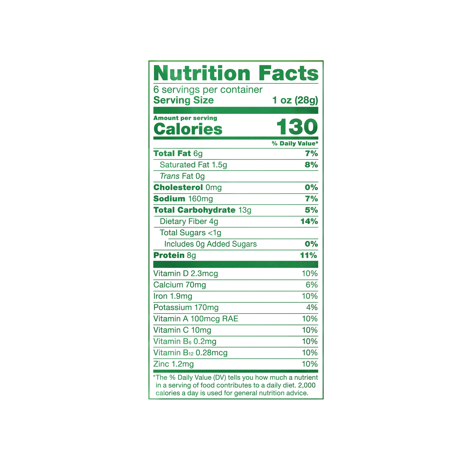 Spicy Street Taco Nutrition Facts-  vegan, dairy free and no added sugars