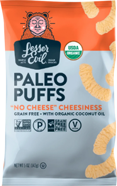 A bag of Paleo Puffs