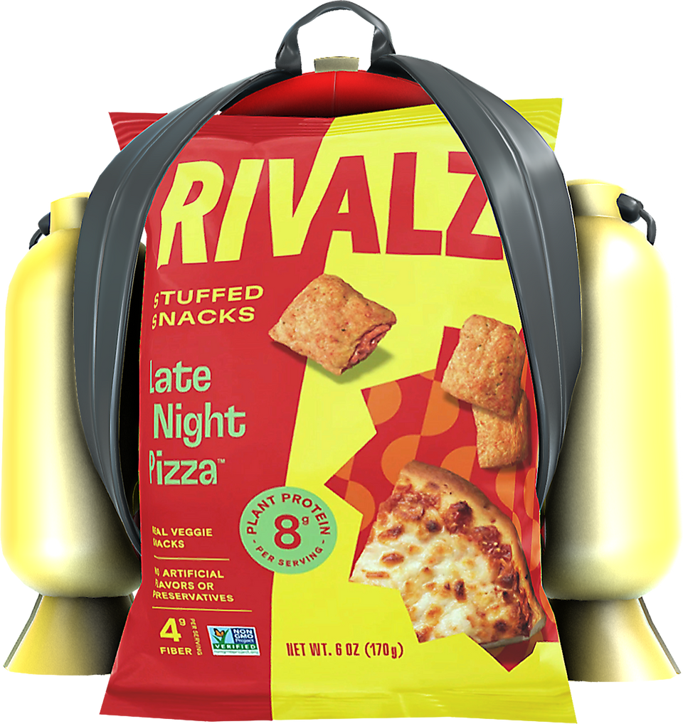 Rivalz vegan Late Night Pizza with a jetpack 